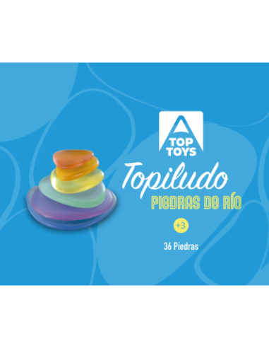 Topiludo Conjunt 36 pedres translúcides 6 colors