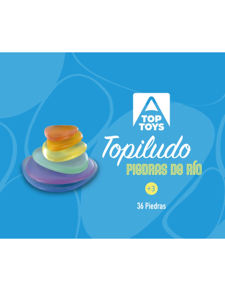Topiludo Conjunt 36 pedres translúcides 6 colors