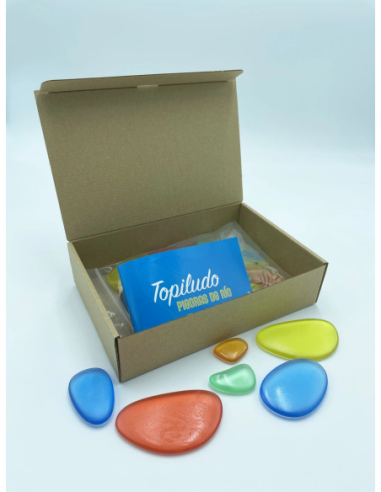 Topiludo Conjunt 36 pedres translúcides 6 colors