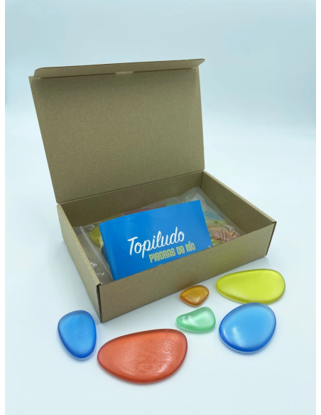 Topiludo Conjunt 36 pedres translúcides 6 colors