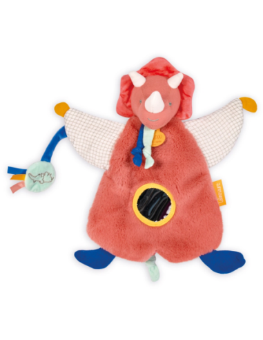 Titella de triceratop de peluix