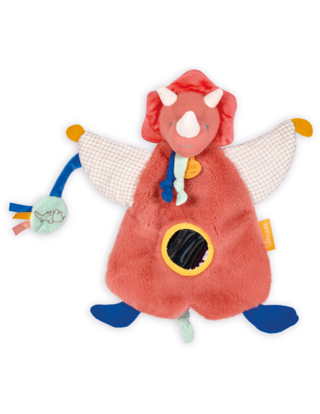 Titella de triceratop de peluix