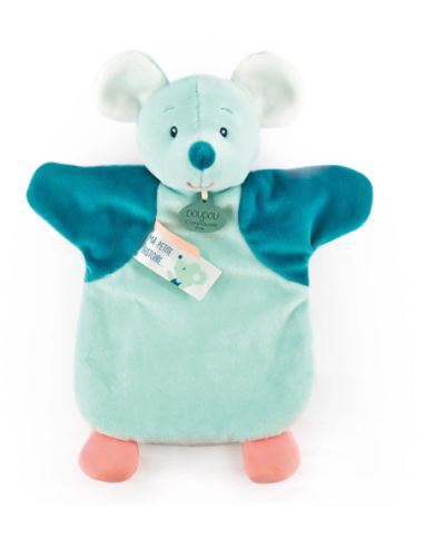 Titella de ratolí verd de peluix