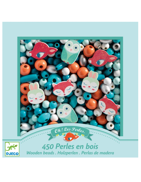 Perles de fusta petits animals
