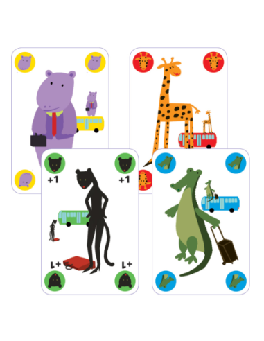 Gorilla Djeco | Juego de cartas de velocidad y estrategia
