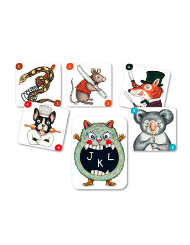 Joc de cartes ABC Miam de DJECO