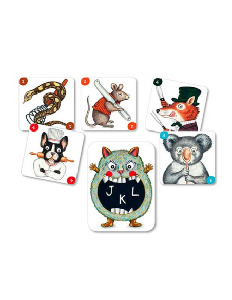 Joc de cartes ABC Miam de DJECO