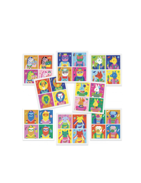 Joc de manualitats collage Inspired by Andy Warhol de Djeco