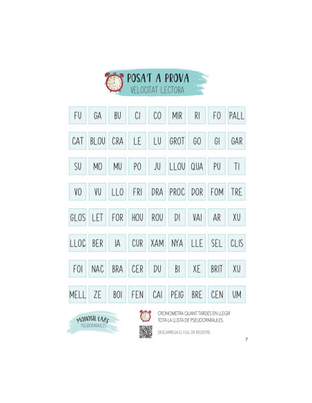 Llegim amb lletra de pal