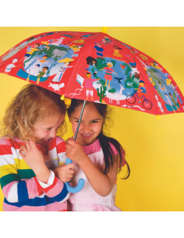 Paraigües que canvia de color one world de FLOSS AND ROCK