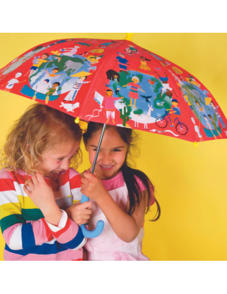 Paraigües que canvia de color one world de FLOSS AND ROCK