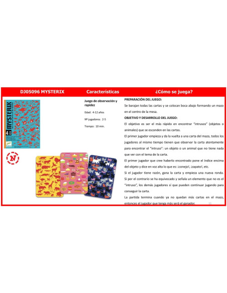 Joc de cartes Mysterax de DJECO