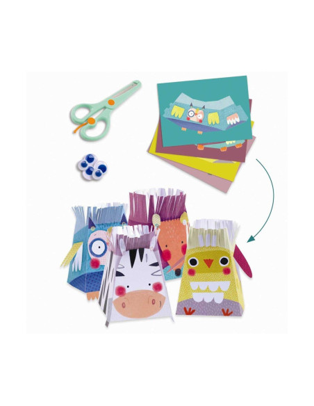 Set Creativo 6 Actividades Djeco | Manualidades de animales