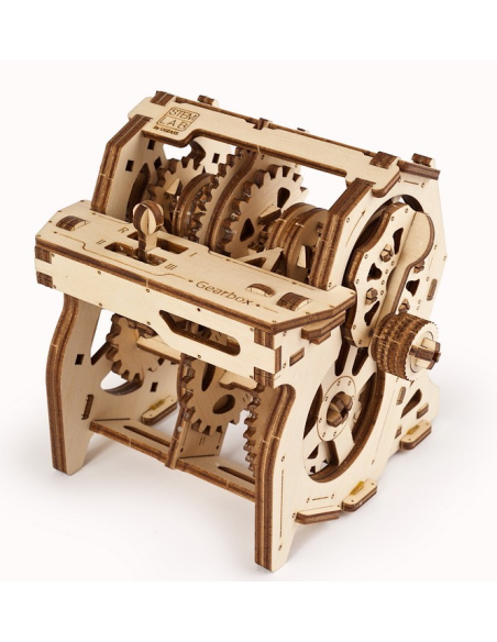Maqueta de fusta Gearbox (caixa de canvis) d'UGEARS