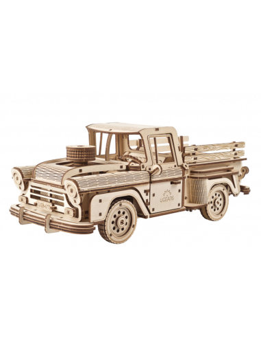 Maqueta de fusta Pickup Lumberjack d'UGEARS