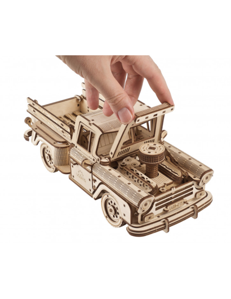 Maqueta de fusta Pickup Lumberjack d'UGEARS