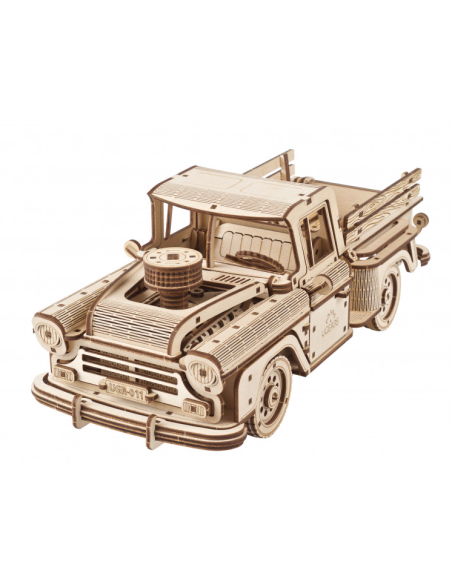 Maqueta de fusta Pickup Lumberjack d'UGEARS