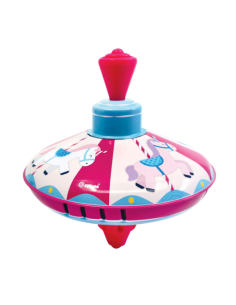 Peonza con Sonido Classic Caballos | Peonza metálica tradicional