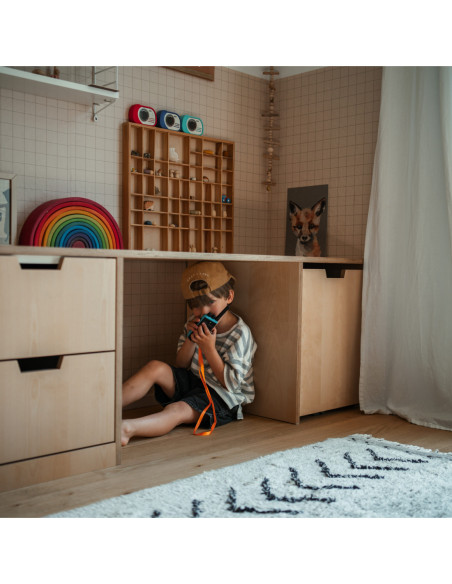 KIDYTALK verd i mostassa Kidywolf | Walkie-talkie infantil | A Joc Lent