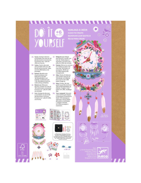 DIY Reloj de Cuco Djeco | Kit creativo para crear un reloj