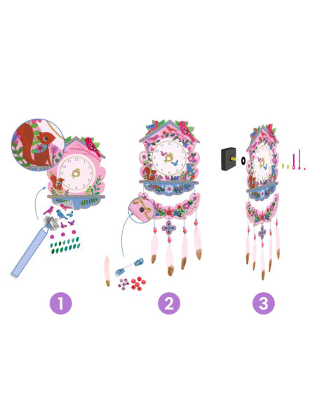 DIY Reloj de Cuco Djeco | Kit creativo para crear un reloj