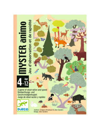 Joc de cartes Myster animo de DJECO