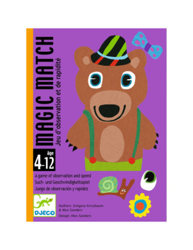 Magic Match Djeco | Joc de cartes d'observació i rapidesa