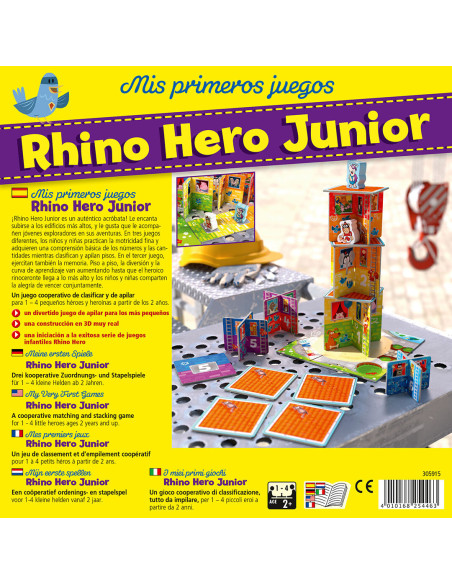 Mis Primeros Juegos. Rhino Hero Junior d'HABA