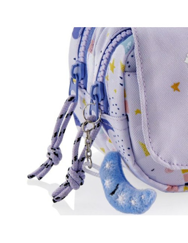 Estoig doble amb tapa amb disseny d'unicorn