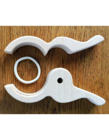 pinça gran de fusta (individual)