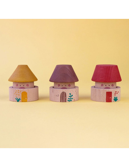 My 3 Little Pigs Londji | Juguete de madera +2 años