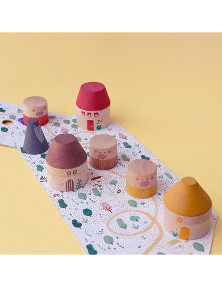 My 3 Little Pigs Londji | Joguina de fusta +2 anys