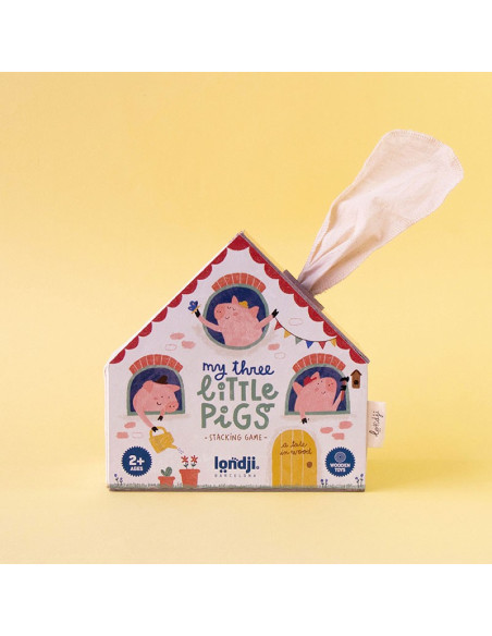 My 3 Little Pigs Londji | Joguina de fusta +2 anys