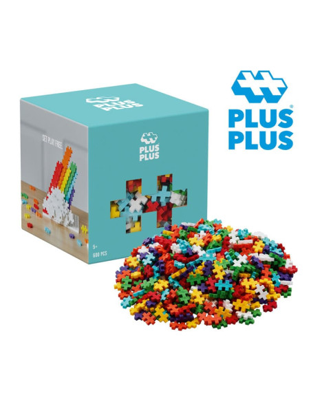 Cub de 600 peces Rainbow de PLUS PLUS