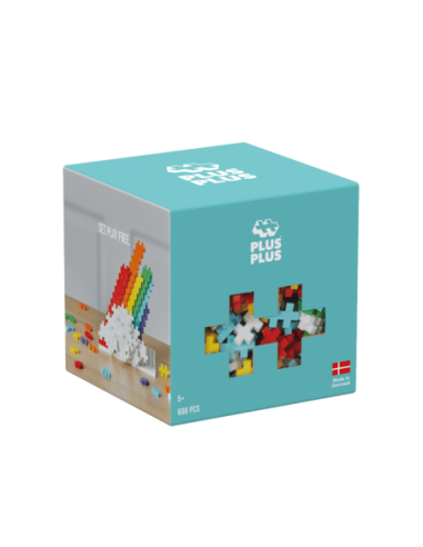 Cub de 600 peces Rainbow de PLUS PLUS