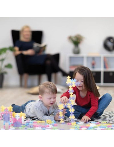 Tub de 15 peces Big Pastel de Plus Plus