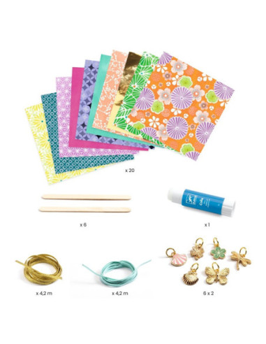 DIY Pulseras Elegantes y Doradas Djeco | Kit creativo de bisutería