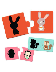 Puzzle educatius duo ombres de DJECO 2