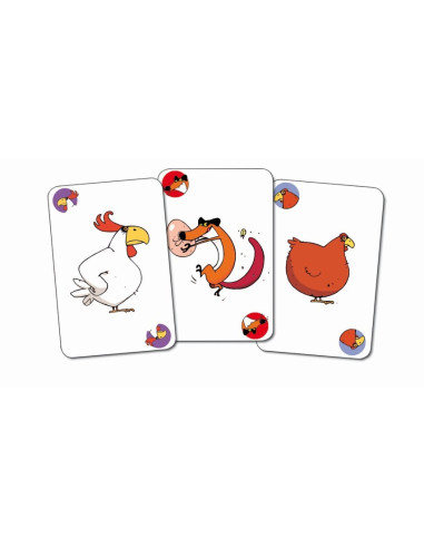 Joc de cartes Piou Piou en català de DJECO