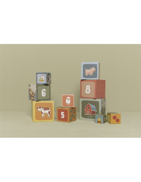 Blocs apilables de cartró – Little Farm – Little Dutch