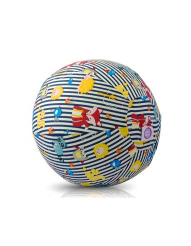 Funda de cotó per a globus de BubaBloon ratlles blaves