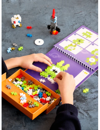 Puzzle by number Pack d'activitat espai- 125 pcs de PLUS PLUS