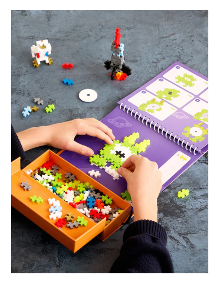 Puzzle by number Pack d'activitat espai- 125 pcs de PLUS PLUS