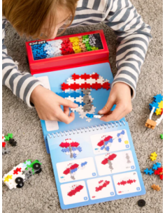 Puzzle by number Pack d'activitat transports - 125 pcs de PLUS PLUS 2