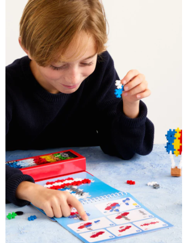 Puzzle by number Pack d'activitat transports - 125 pcs de PLUS PLUS