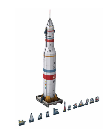 Coet espacial 3D de Manolito Books