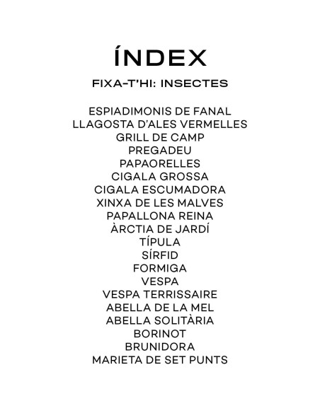 Fixa-t’hi: Insectes