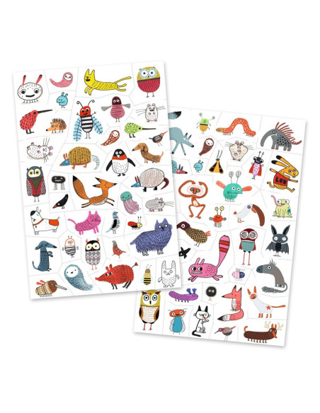 Tatuatges petites criatures de DJECO