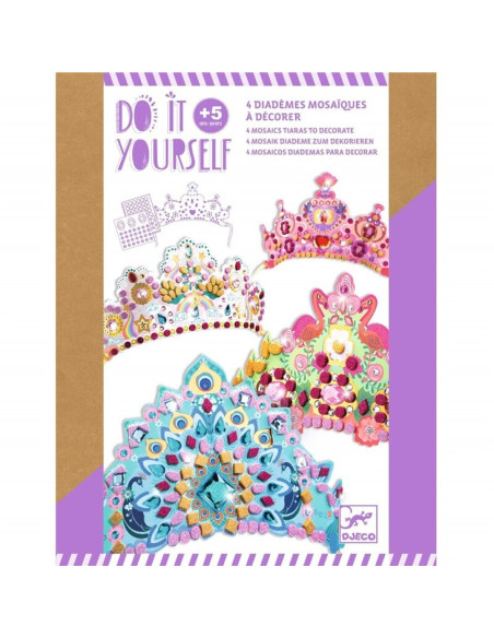 DIY Diademes per decorar Princeses Djeco | Manualitat infantil