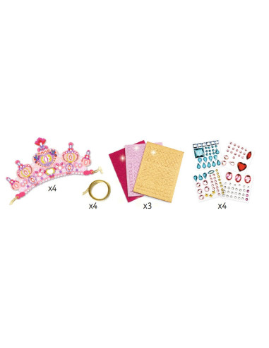 DIY Diademas para decorar Princesas de Djeco es una actividad creativa que permite a los niños convertirse en auténticos diseñad